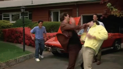 pistol whipping scene from Goodfellas. Classic.