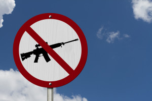 No Firearms Allowed Sign